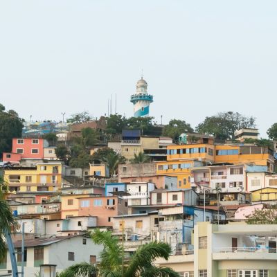 Santa Ana hill in Guayaquil, Ecuador, South America