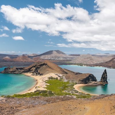 Amazing view in Bartolome Island, Galapagos Islands, Ecuador, South America