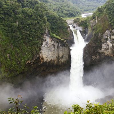 San Rafael Falls, The largest waterfall in Ecuador, South America