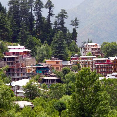 Vashist village in Kulu valley, Himachal Pradesh, India