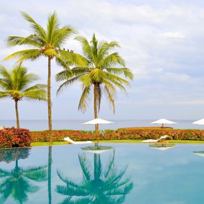 Pool at Taj Fort Aguada Resort & Spa Hotel in Goa, Central- & West India