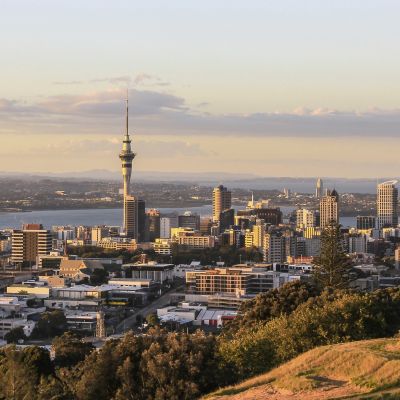 Auckland View from Mt Eden, New Zealand