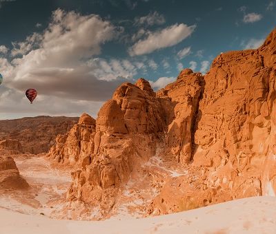 Around the world series - Hot air balloon over Namibia