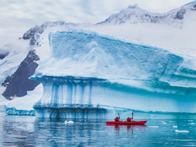Kayaking in Antarctica