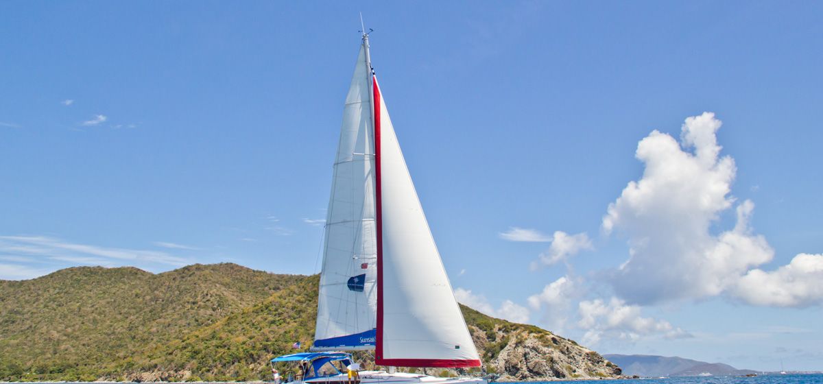 Sunsail yacht sailing