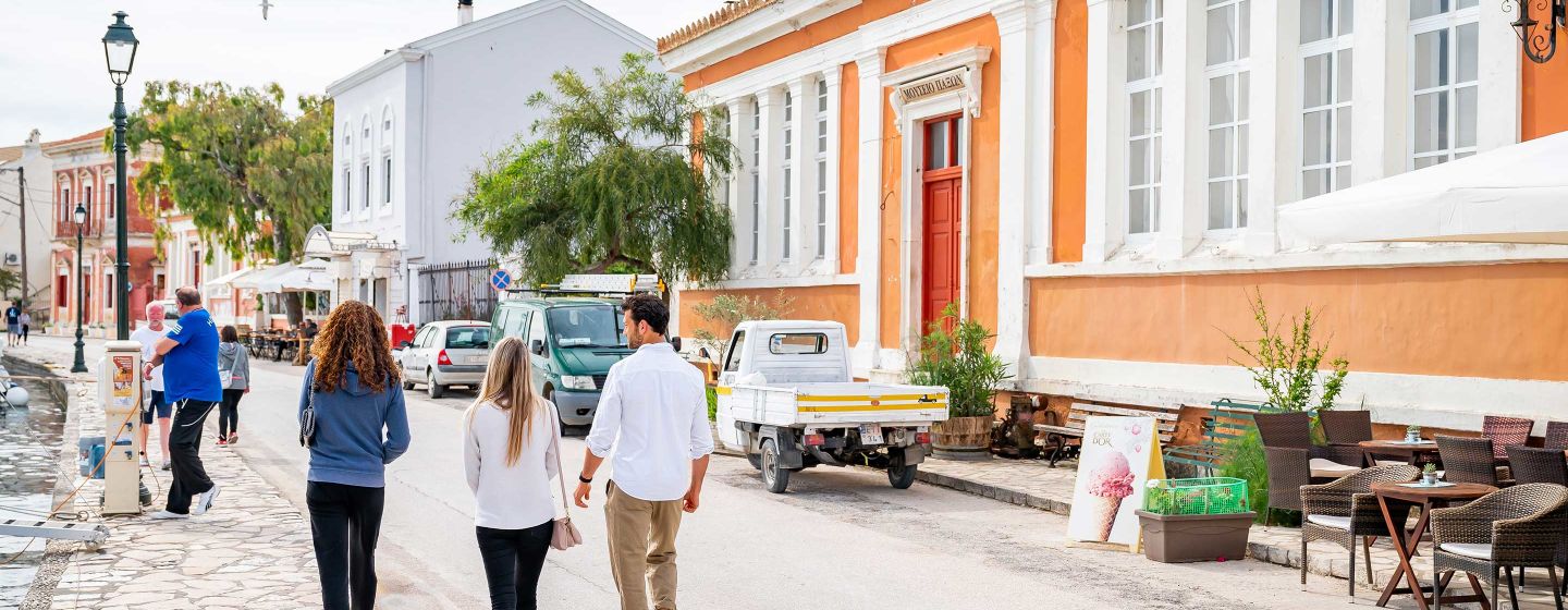 People Exploring Corfu Island in Greece