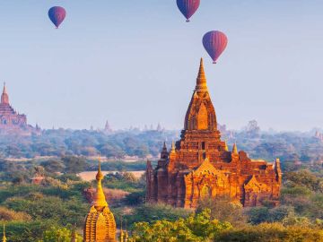 balloons over Myanmar