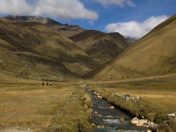 Trekking on the High Inca Trail