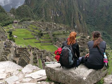 Teenagers on the Inca Trail