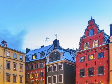 Christmas market in Stockholm, Sweden