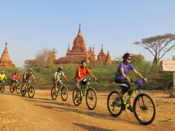 Cycling in Myanmar