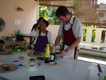 Making Ceviche in Peru