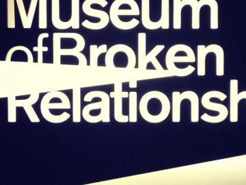 Museum of Broken Relationships sign