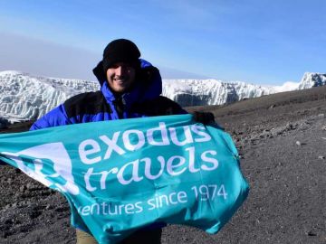 Ollie Collard on Kilimanjaro