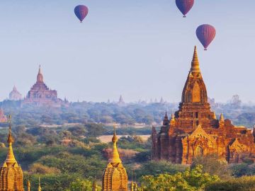 balloons over Myanmar