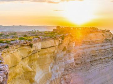 Sunset on Gozo, Malta