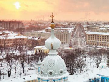 St Petersburg in the snow