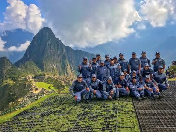 Exodus Porters at Machu Picchu