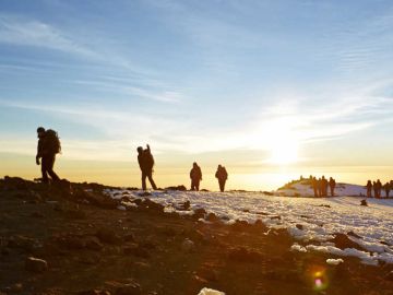 trekking on kilimanjaro