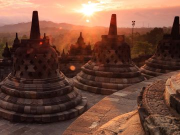 Sunrise at Borobudur Indonesia