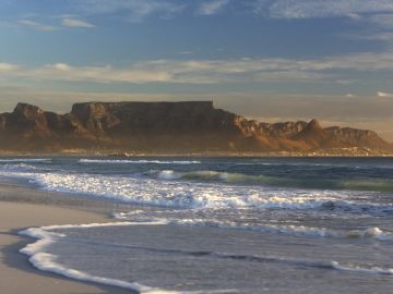 Table Mountain from the beach