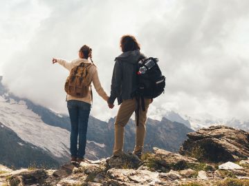 couple hiking