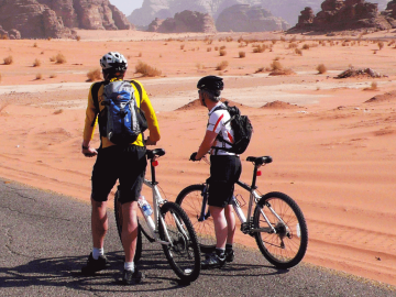 cycling desert