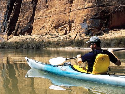Kayaking on Colorado River, Utah