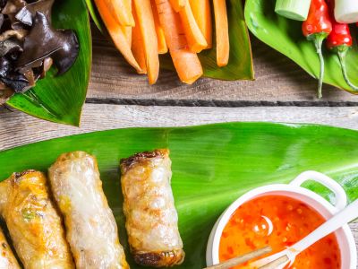 Fried spring rolls