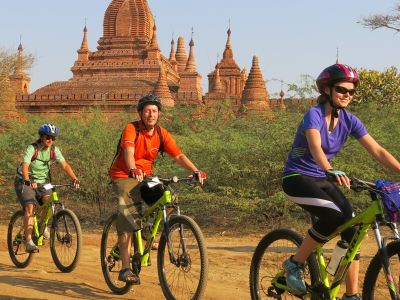 Cycling in Bagan