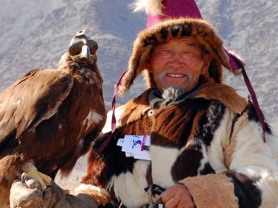 Kazakh eagle hunters