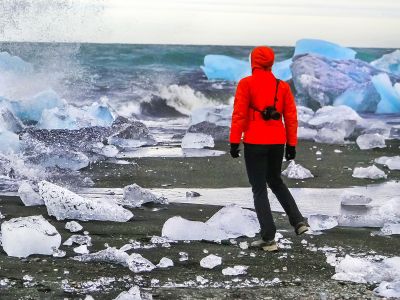 Lady on Ice, Iceland