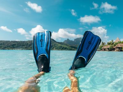 Snorkelling in Tahiti