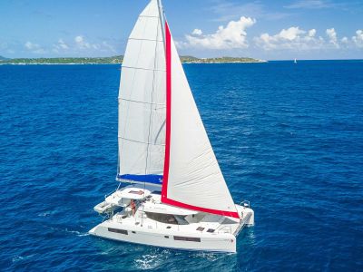 Virgin Gorda - Sunsail 454 sailing