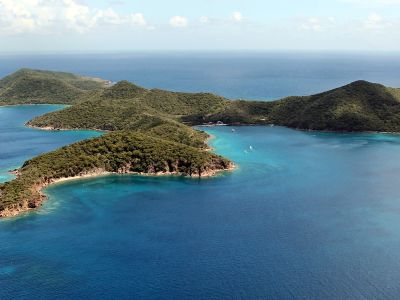 Norman Island from above