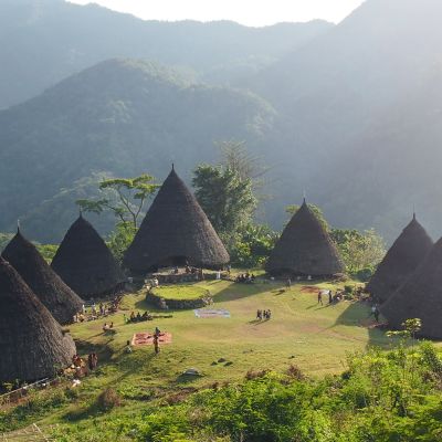 Wae Rebo Village in Flores Indonesia, Asia