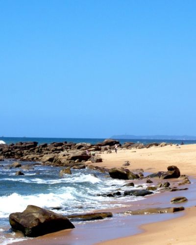Durban Sehenswürdigkeiten: Strand mit Leuchtturm