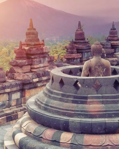 borobudur temple at sunrise java indonesia tours enchanting travels