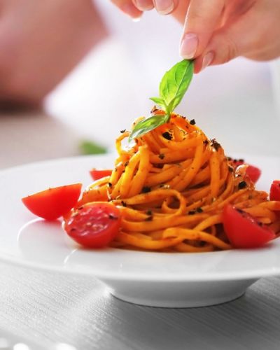 cuisine in Italy - try some pasta!