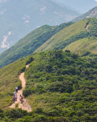 Hong Kong hiking trail scenery - Dragon's Back, Asia