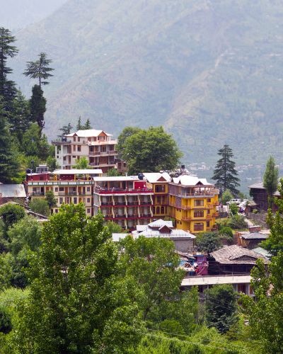 Vashist village in Kulu valley, Himachal Pradesh, India