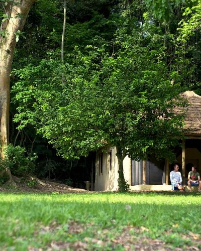 Guest Chalets at Rubondo Island Camp Hotel, Lake Victoria in Tanzania