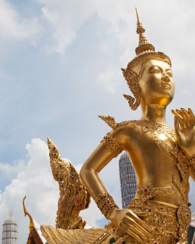 Enchanting Travels Thailand Tours Ki-nara at Grand Palace in Bangkok ,Thailand