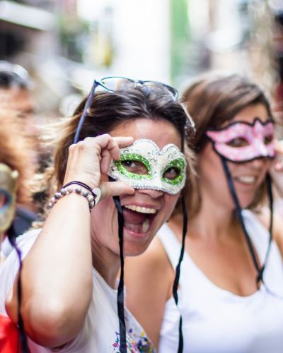 culture of Italy - masked revelry