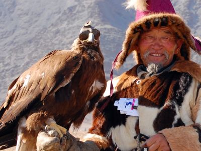Kazakh eagle hunters