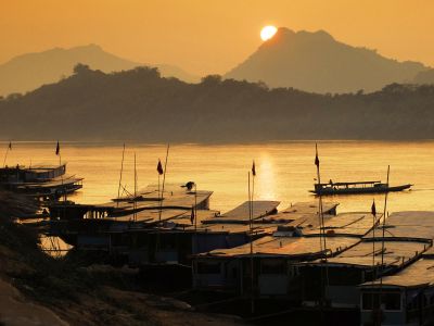 Cycling in Laos