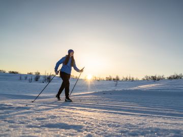Cross-Country Skiing in Skåbu, Norway