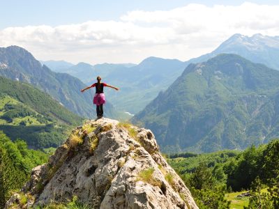 Walking in Albania