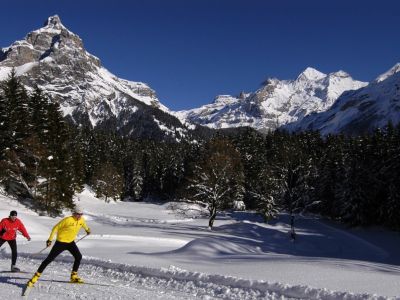 Cross-country Skiing in Kandersteg