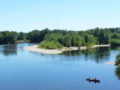 Canoeing on the Dordogne